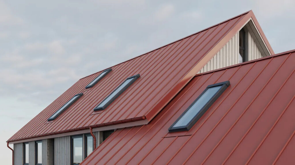 Lägga Bandtäckt plåt & Dubbelfalsat Plåttak