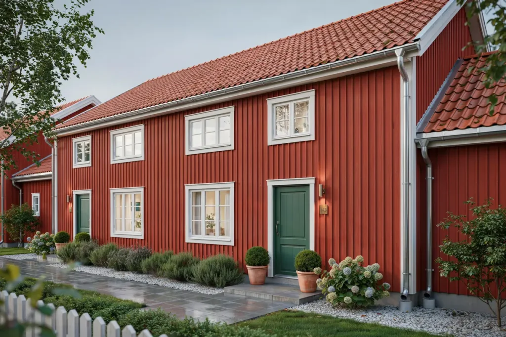 byte av h ngr nnor och stupr r p radhus i n sbypark t by